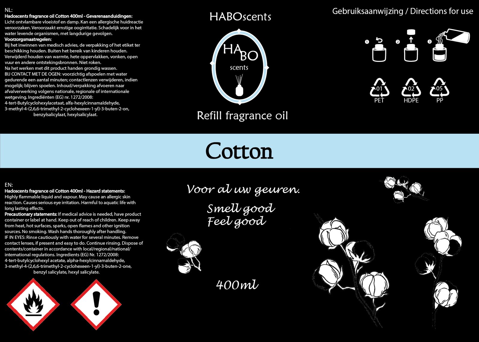 HABOscents etiket 1